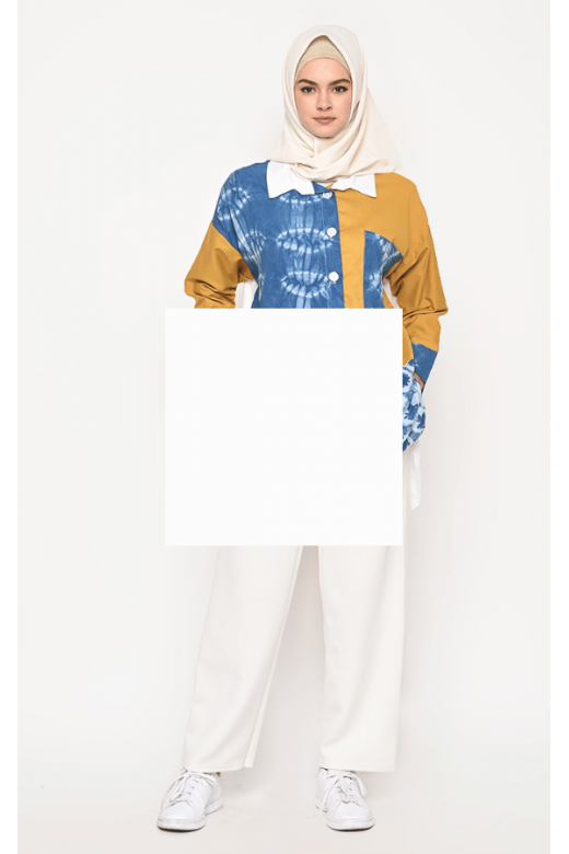 Ersa Blouse Shibori Saffron